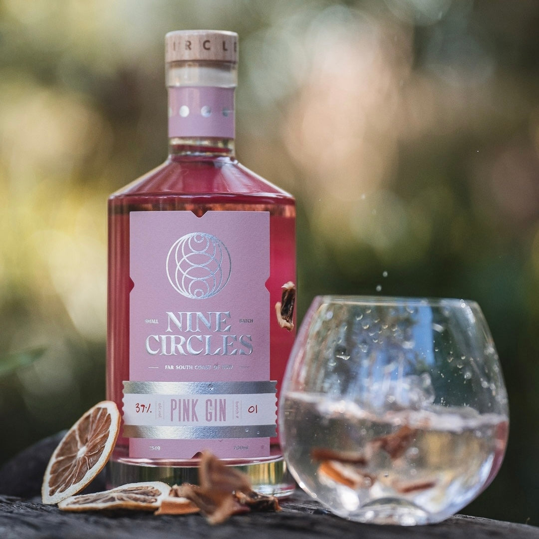 Gin Cocktail Box - Nine Circles Pink Gin
